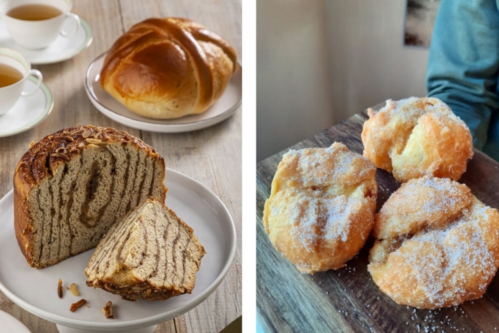 O Pão do Rogil é pastelaria tradicional em toda a vitrine — e com especiais nas suas épocas, sejam os folares de Páscoa ou os sonhos de Natal (Fotos: Pão do Rogil) 