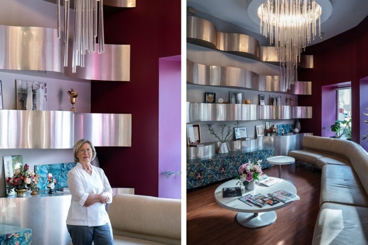 Privacidade e simpatia sempre foi a etiqueta da casa. Justa Nobre, à esquerda, tomou as rédeas de uma cozinha tradicional irrepreensível 