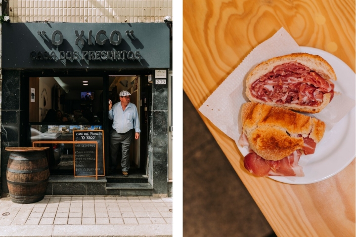 As sandes de presunto do Xico são as melhor recheadas não só da Rua do Heroísmo, mas de toda a cidade