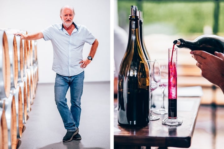 A Howards’ Folly, em Estremoz, funciona como uma adega urbana, com restaurante, bar e galeria de arte. David Baverstock, à esquerda, é o enólogo do projecto