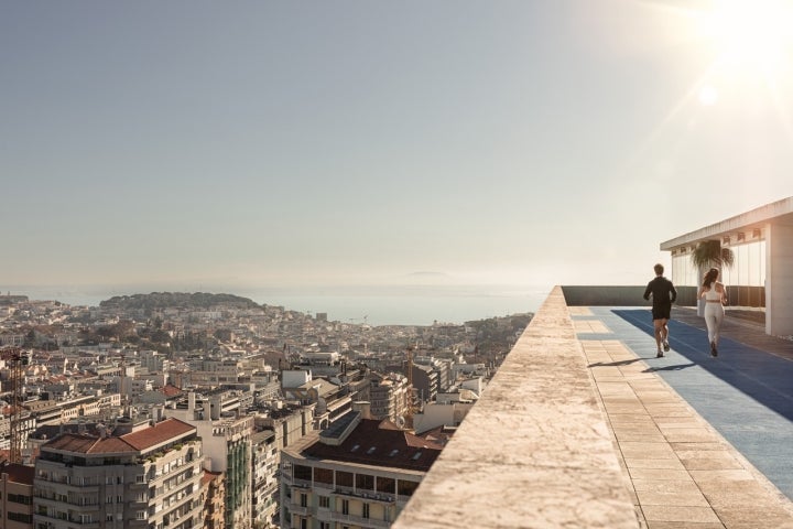 A pista de atletismo com a melhor vista de Lisboa