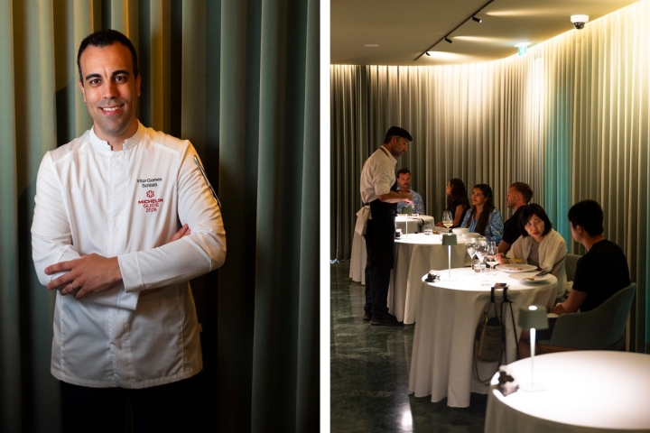 Vítor Gomes, chefe residente do Schistó, restaurante principal do Torel Quinta da Vacaria 