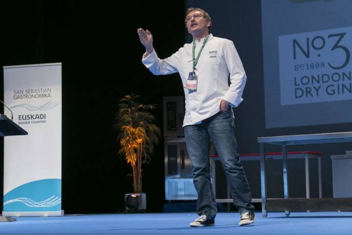 Ponencia de Andoni Luis Aduriz durante la edición de 2014.