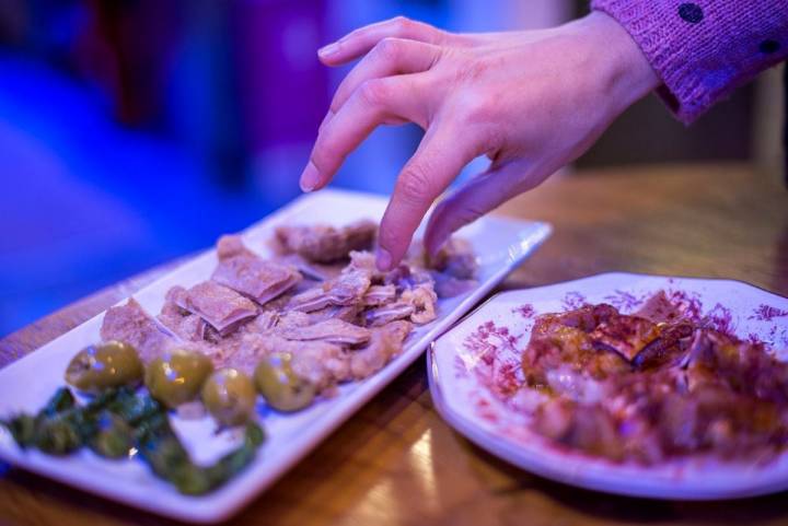 Tapas por Valladolid. Alarcón: oreja. Foto: Alfredo Cáliz.