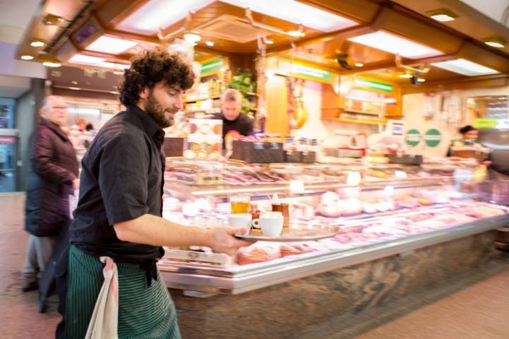 Bares de mercado en Barcelona.