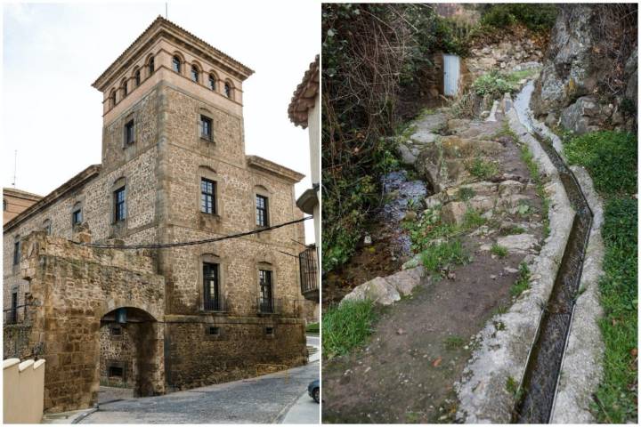 palacio renacentista y acequias en ágreda