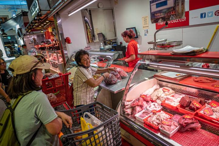 La Boqueria con Arnau Muñío (Barcelona) clienta en Menuts