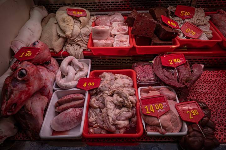 La Boqueria con Arnau Muñío (Barcelona) escaparate de Menuts