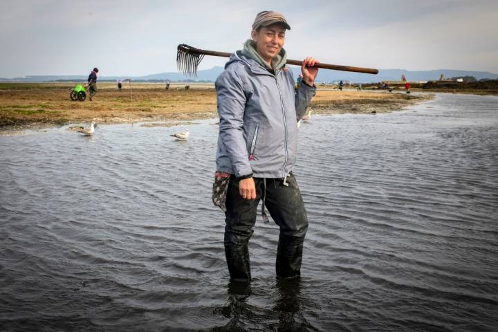 Mariscadoras Amas da Terra apertura Patricia