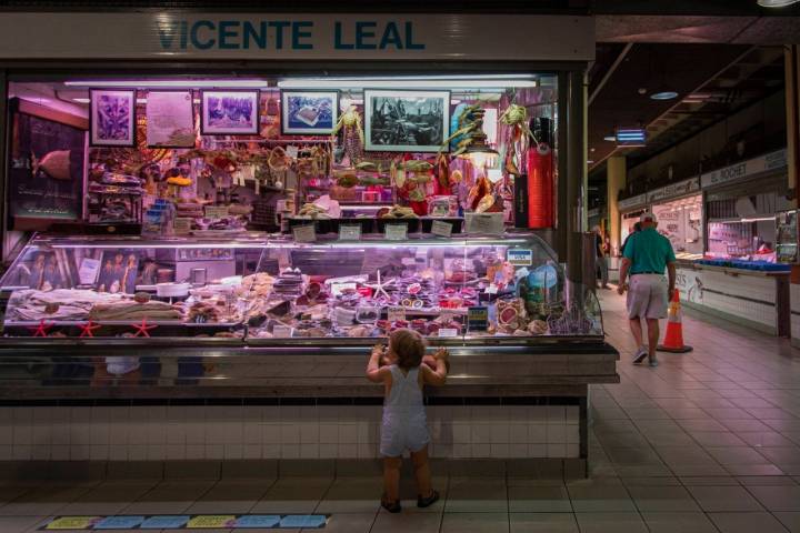 Viviendo el mercado desde pequeños.