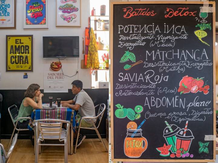 Mercado Mostenses cocina peruana