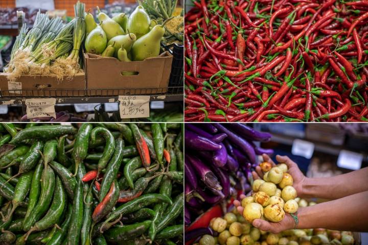 Frutas exóticas Mercado mostenses