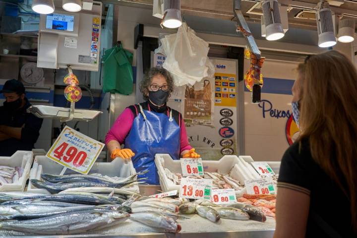 Pescadería mercado El Olivar