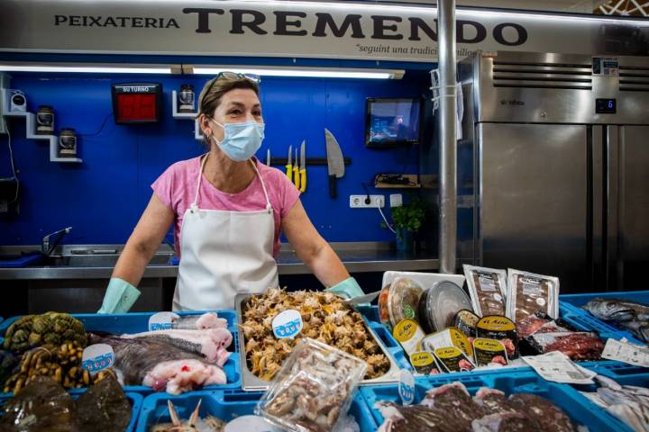 Pescadera en el Mercat de Vinaròs