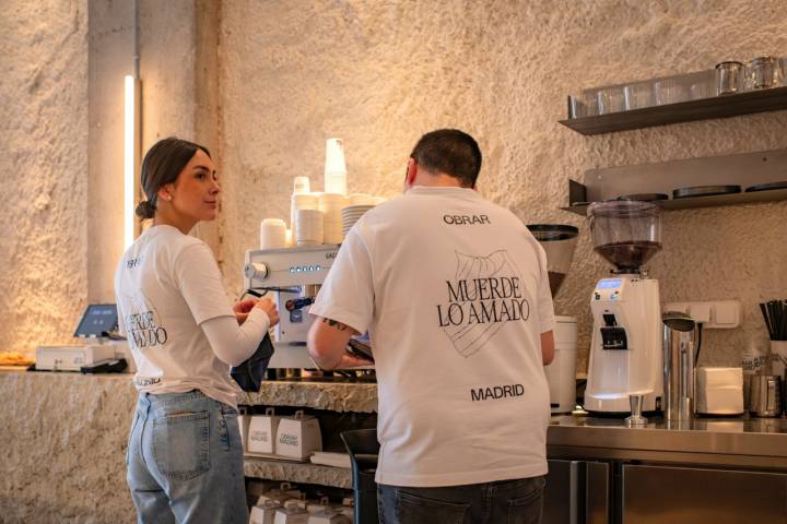 El café que ofrecen es también una delicia.