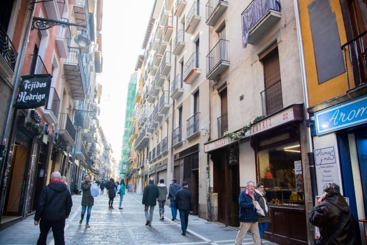 La pastelería se ubicó en la mítica calle Estafeta.