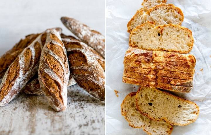 Pastelería y obrador Tugues (Lleida): panes pagès 'Alentorn'