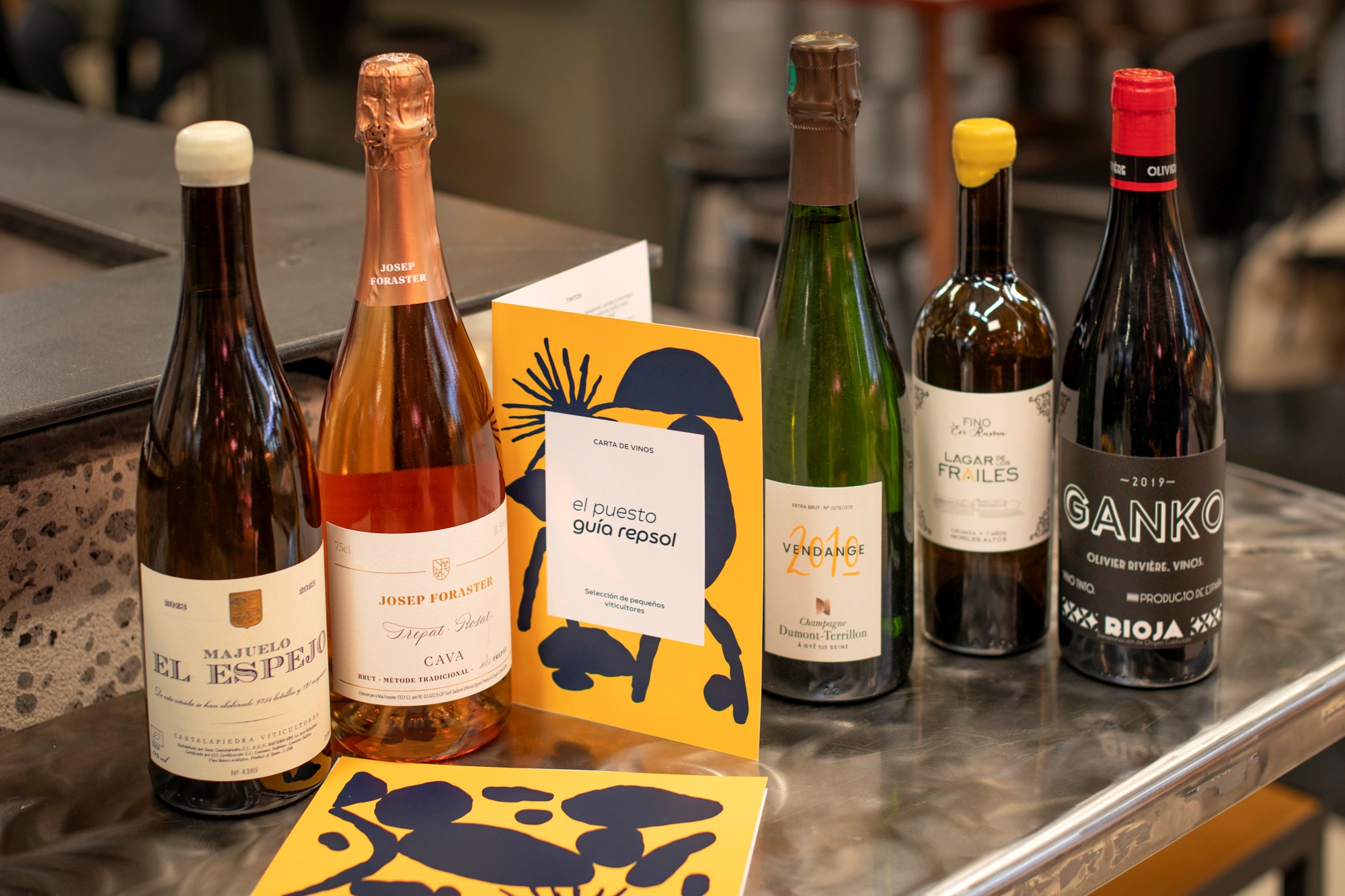 La carta de vinos 