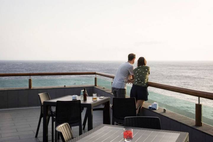 Las vistas desde la terraza del restaurante no tienen fin.