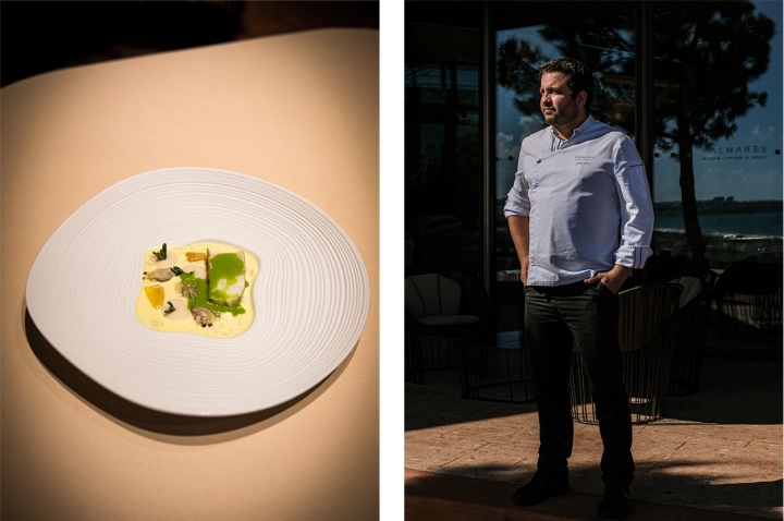 Los bivalvos son uno de los platos estrella de Louis Anjos, ribatejano afincado en el Algarve