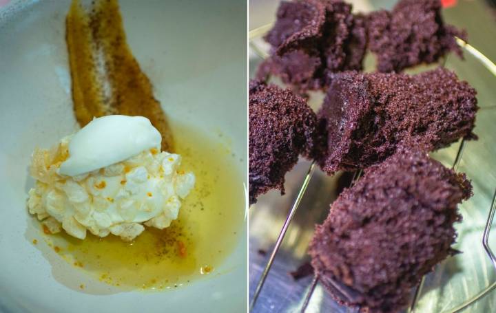 Foro Internacional del Ibérico 2019: postres de El Portal Echaurren