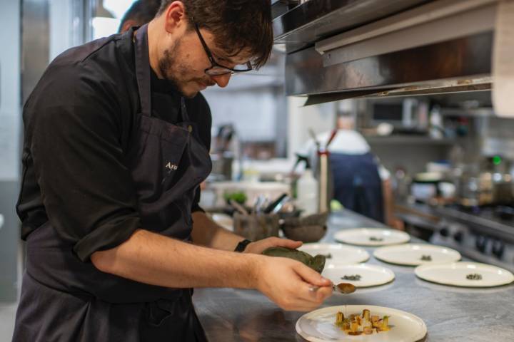 Gabriel Ferrio, jefe de cocina de 'Aromata'.