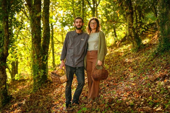 Víctor Basante y Luisa García, propietarios de Arrueiro (Laxe, A Coruña).