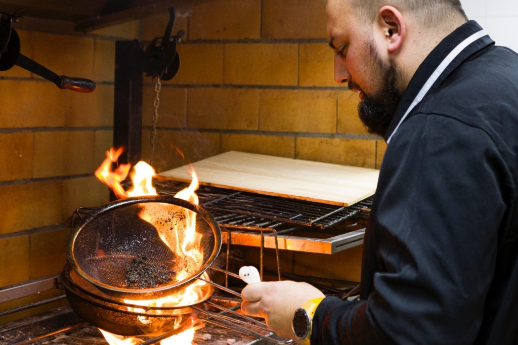 El chef que crece alrededor del fuego