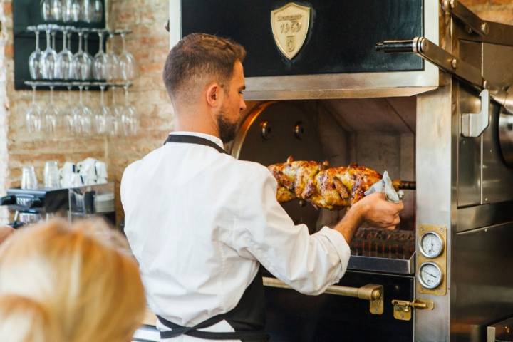 horno josper a pluma