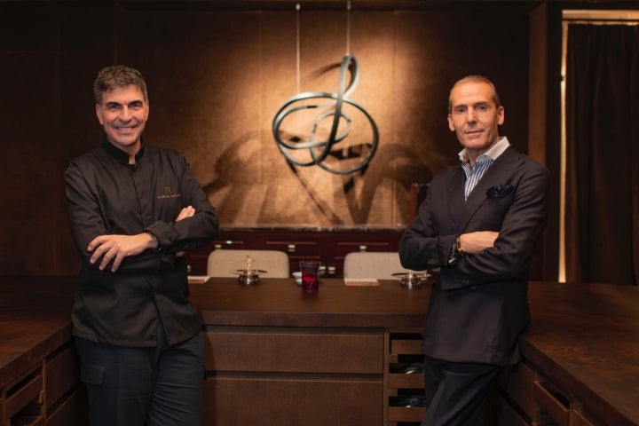 Ramón Freixa junto a David del Castillo.