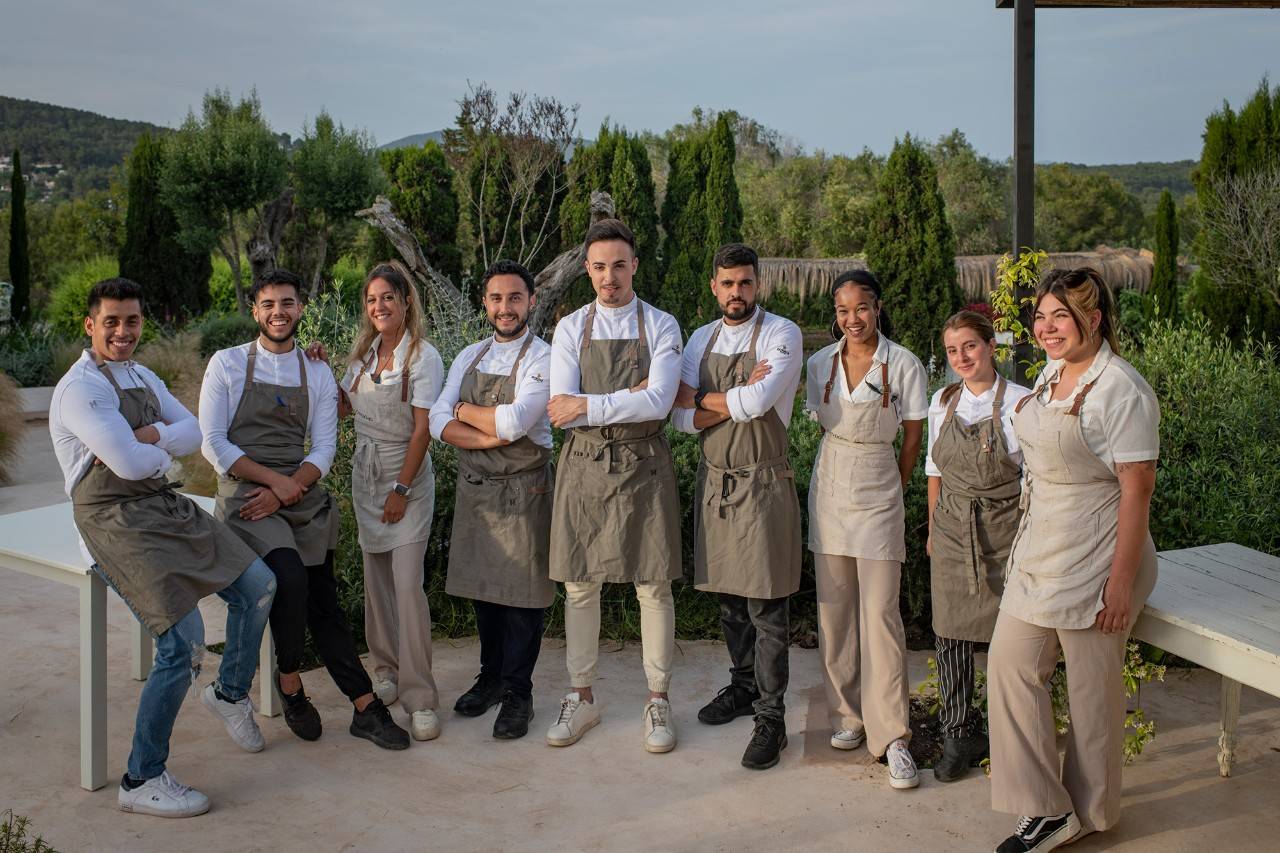 'Cañitas Maite' en 'Can Domo' (Ibiza). Equipo