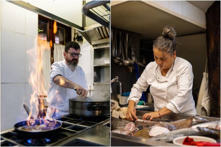 Equipo de cocina de 'Casa Cámara'.