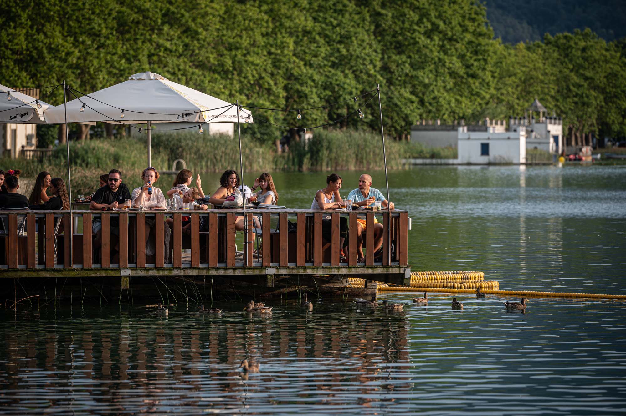 El dulce chapuzón de Banyoles