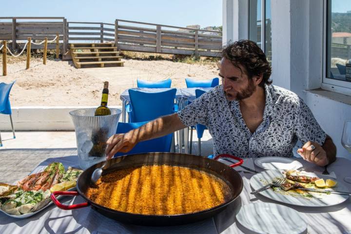 Chiringuito 'El Mayo' (Cullera): arroz a banda (apertura)