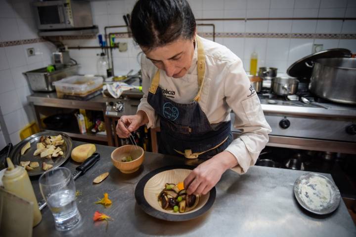 Cocineras Camino de Santiago María en cocina