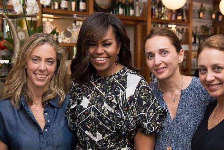 Dónde comen los famosos en Madrid Michelle Obama