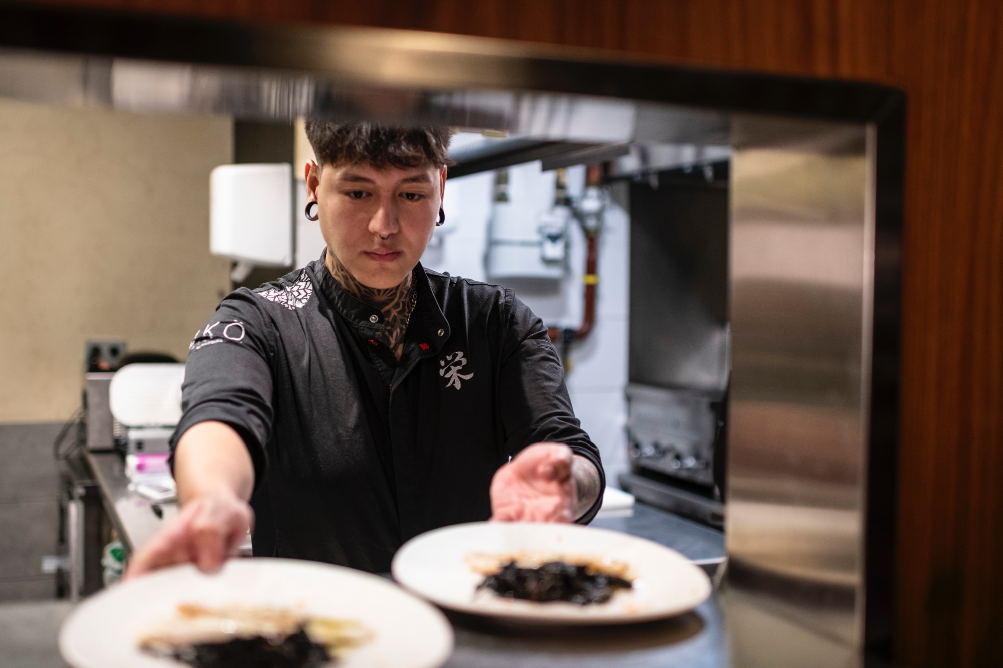 Íñigo Uribe en cocina.