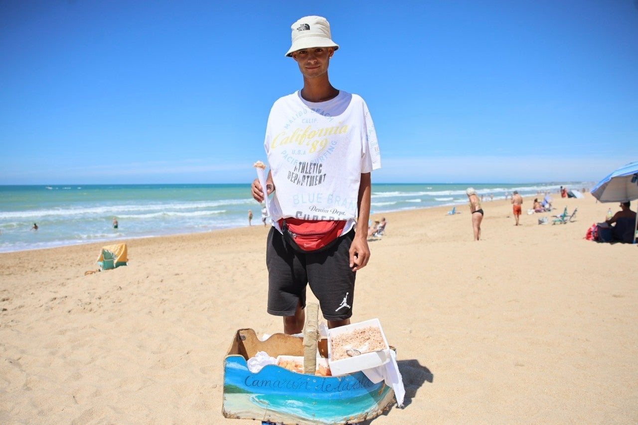 Camarones de Cádiz - vendedor