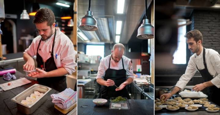 Una de las escasas cocinas en las que se trabaja con luz natural.