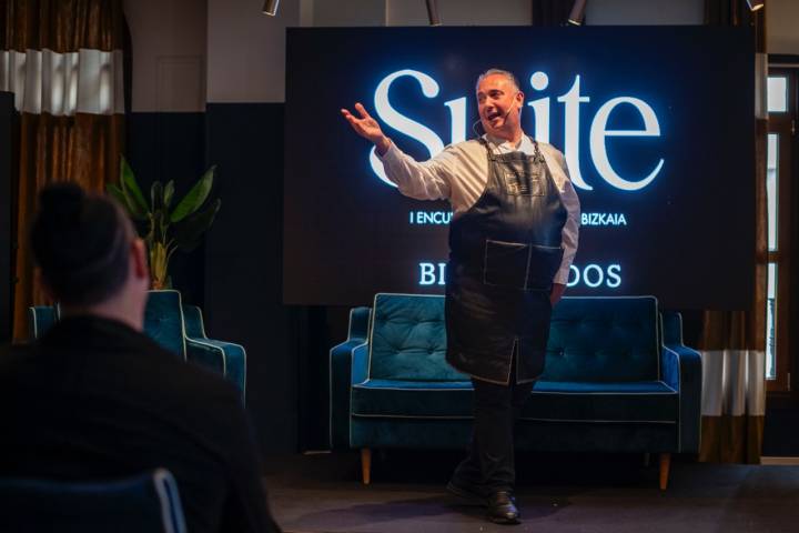 Patxi Troitiño, bartender de 'Akelarre'.