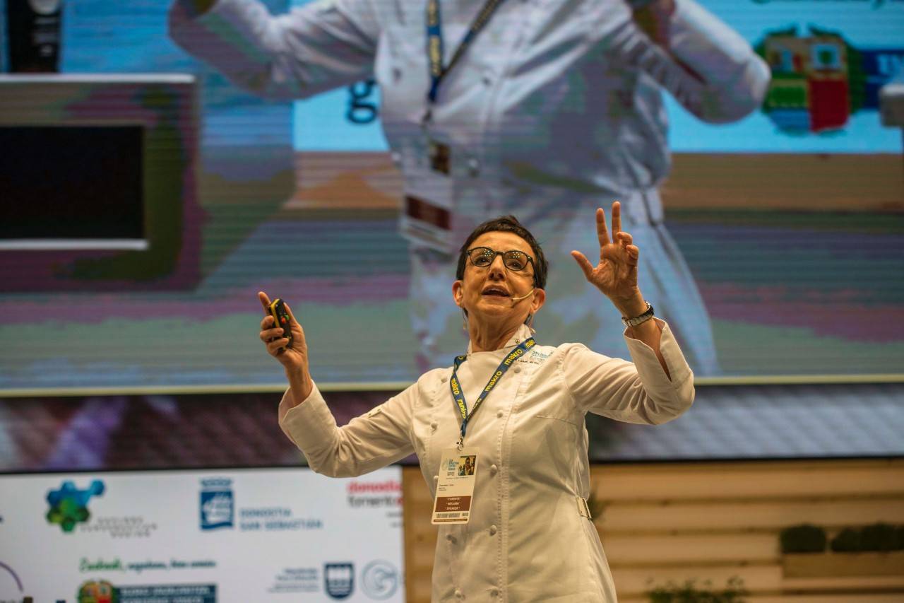 Carme Ruscalleda inauguró Gastronomika 2018 reivindicando el papel de la mujer. Foto: Alfredo Cáliz.