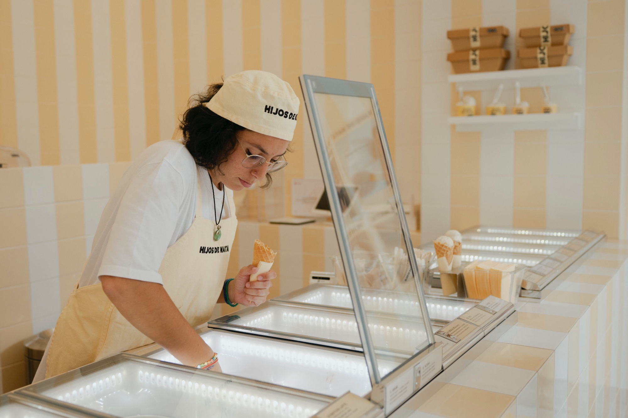 El mostrador sólo permite 20 opciones de sabor.