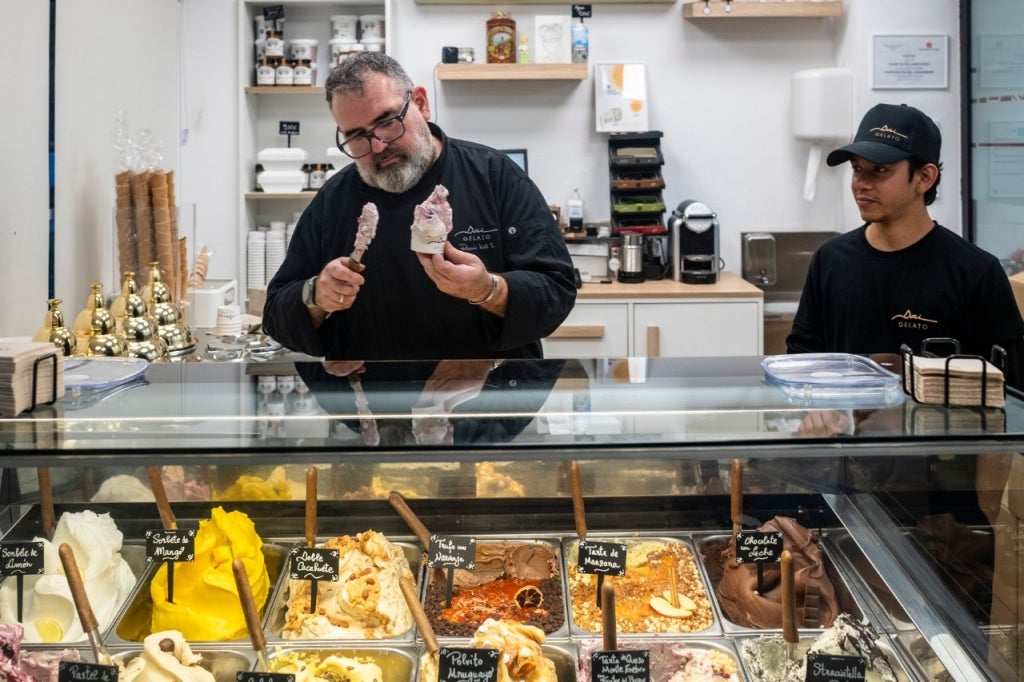 Los helados de Ricardo Nieto son para el invierno