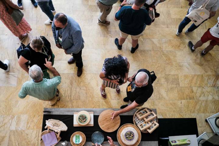 Ambiente durante el II Foro Internacional del Queso