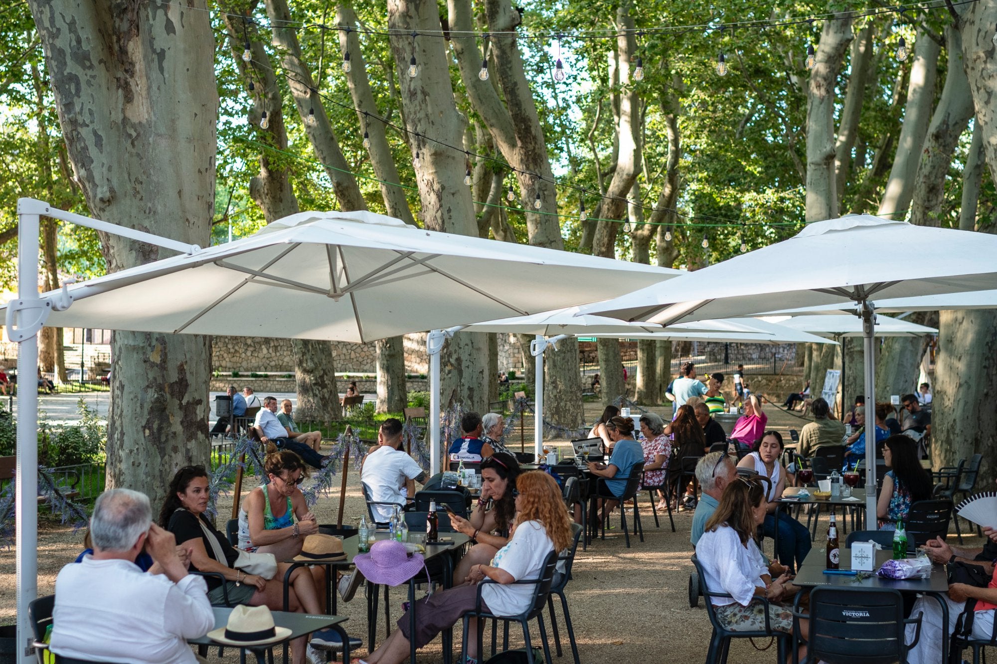 El 'Kiosko' está situado en pleno Parque de María Cristina.