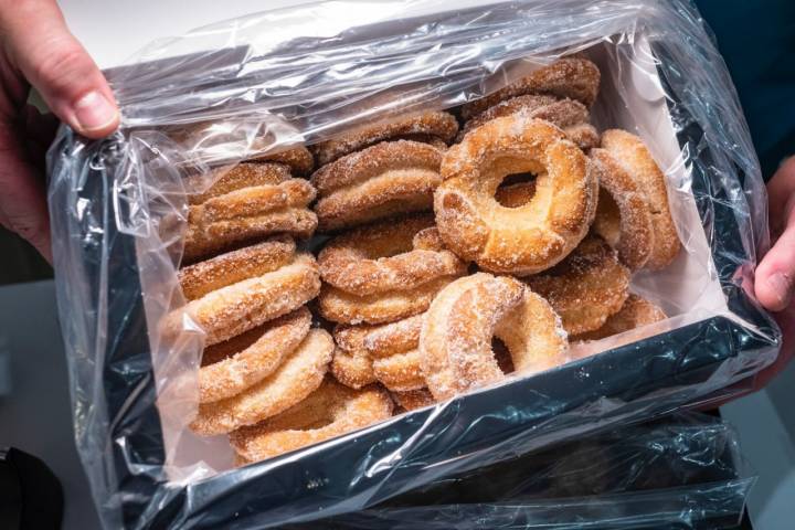 Rosquillas Velí en la pastelería La Barraqueña (Ávila).