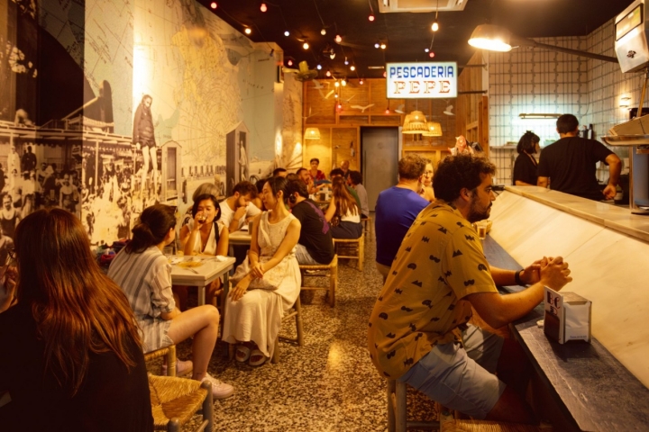 Interior del local.