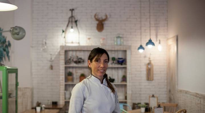 El alma mater y propietaria del local, la argentina (aunque donostiarra de corazón) Romina Mosquera.