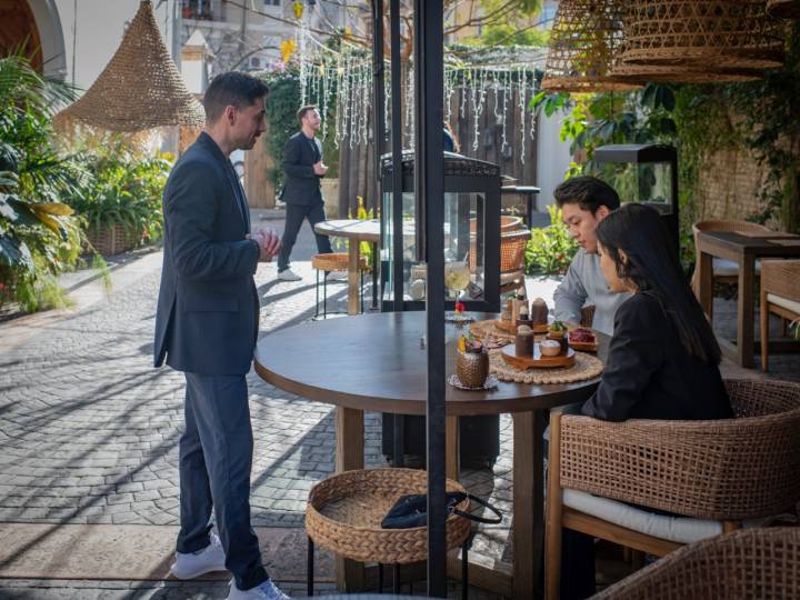 El jardín de ‘La Salita’ es un oasis en medio del barrio de Ruzafa (Valencia).