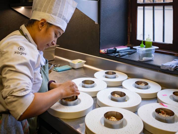 En cocina el ritmo no para.